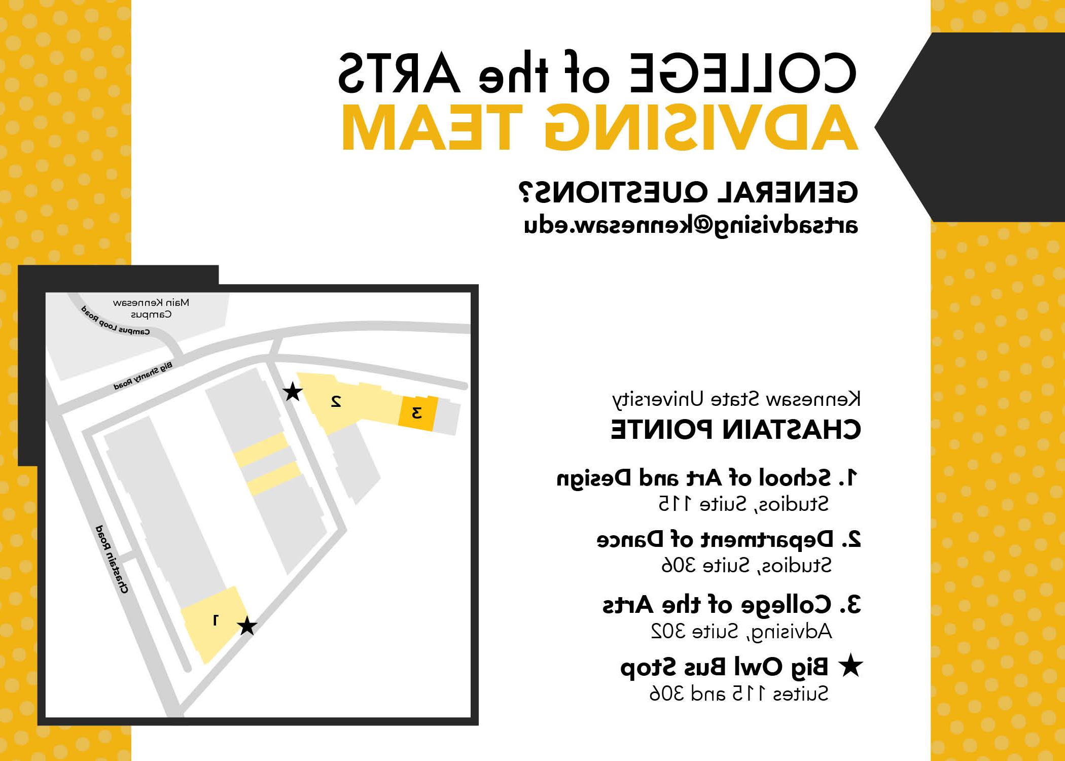 map to advising offices